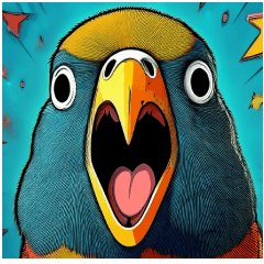 [LINEスタンプ] 笑顔で毒舌な鳥たち