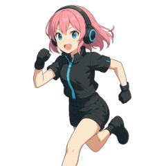 [LINEスタンプ] 近未来の女の子