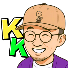 [LINEスタンプ] THIS IS "KK"