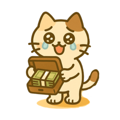 [LINEスタンプ] 現実と生きるネコ②