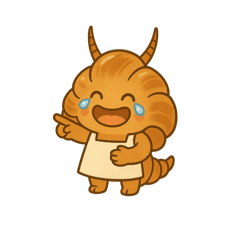 [LINEスタンプ] クロワッちゃん❤️②