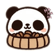 [LINEスタンプ] 愛くるしいパンダスタンプ