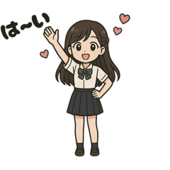 [LINEスタンプ] Everyday of Miu