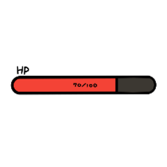 [LINEスタンプ] 元気度メーター