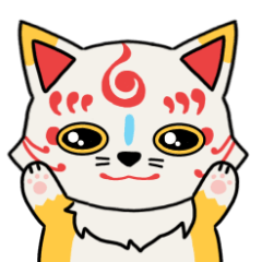 [LINEスタンプ] ［刀剣乱舞ONLINE］毎日使えるこんのすけ