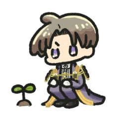 [LINEスタンプ] トークのお側に長谷部くん
