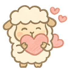 [LINEスタンプ] ふわふわ羊のまいにち