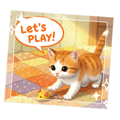 [LINEスタンプ] 子猫の一言イラスト編-2