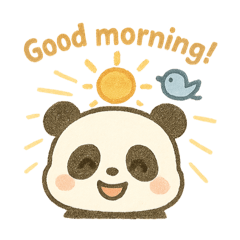 [LINEスタンプ] かわいいパンダのリアクション