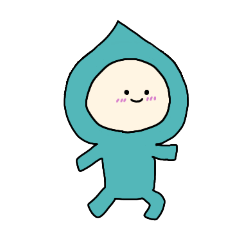 [LINEスタンプ] [アレンジ用]雫の梅雨ちゃん