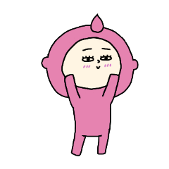 [LINEスタンプ] [アレンジ用]眠そうな桃ちゃん