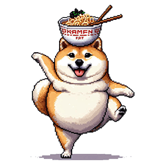 [LINEスタンプ] くすっと笑えるフレーズの太っちょ柴犬