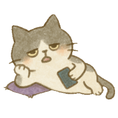 [LINEスタンプ] 脱力ねこびより