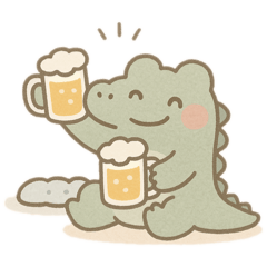 [LINEスタンプ] サラリーマンワニ