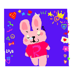 [LINEスタンプ] かわいい顔アニマル