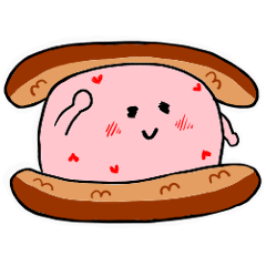 [LINEスタンプ] どら焼き 4種類