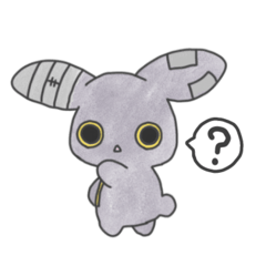 [LINEスタンプ] 毒々しい病みうさぎさん【1】
