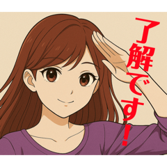 [LINEスタンプ] happy girls 2