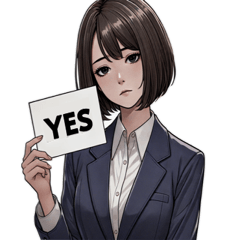 [LINEスタンプ] むき力女子｜限界OLの共感スタンプ