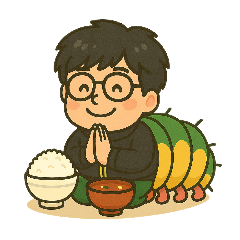 [LINEスタンプ] ケム男(文字なしver)