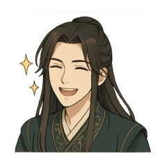 [LINEスタンプ] 中国 イケメンお兄さん2
