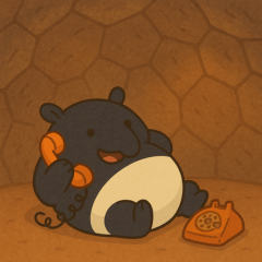 [LINEスタンプ] ぽっちゃりまるバク