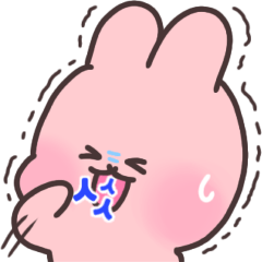 [LINEスタンプ] ずっと使える♡ポンコツうさぎの日常