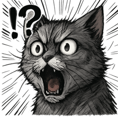 [LINEスタンプ] 顔で伝える！濃い表情の動物スタンプ