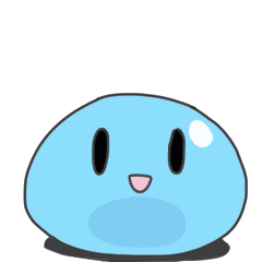 [LINEスタンプ] うごくのんびりスライム