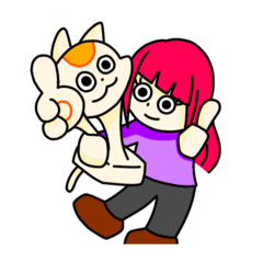 [LINEスタンプ] ネコモッチーのくらし