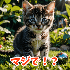 [LINEスタンプ] かわいい子猫の毎日がいっぱい！