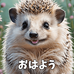 [LINEスタンプ] 毎日使える♪はりねずみの表情スタンプ