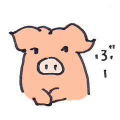 [LINEスタンプ] 太った豚スタンプ