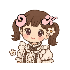 [LINEスタンプ] ツインテ☆ユリア 英語