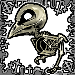 [LINEスタンプ] アンデッド動く⚰️スケルトリ