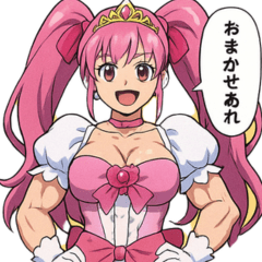 [LINEスタンプ] プリキン通常ドレスモードVer.1