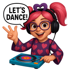 [LINEスタンプ] DJ 「Candy G.」