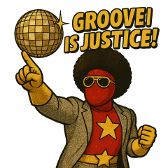 [LINEスタンプ] "Afroman : Groooove is justice！"