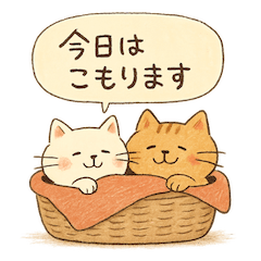 [LINEスタンプ] ゆるねこのほんわか毎日スタンプ②