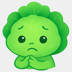 [LINEスタンプ] キャベツ人形（きゃべつにんぎょう）