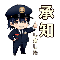 [LINEスタンプ] 毎日使える警備員あいさつスタンプ