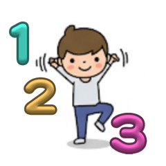 [LINEスタンプ] さぁ始まるよ！1.2.3