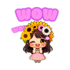 [LINEスタンプ] サマーガールたちの夏休み