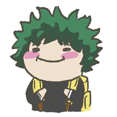 [LINEスタンプ] 僕のヒーローアカデミアはじめのころ