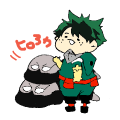 [LINEスタンプ] 日常ヒロアカ！