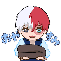 [LINEスタンプ] ゆるっと轟焦凍。