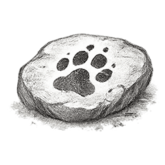 [LINEスタンプ] 動物の痕跡標本