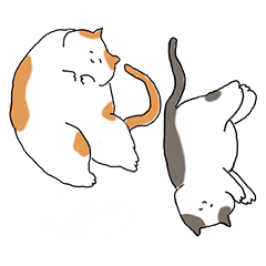 [LINEスタンプ] ちるちる猫