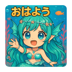 [LINEスタンプ] 【童話シリーズ】Mermaid