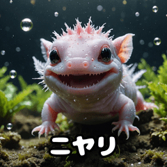 [LINEスタンプ] ごきげんウーパくん